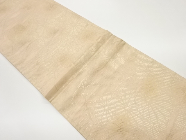 JAPANESE FUKURO OBI FOR SUMMER / WOVEN KIKU